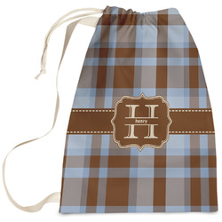 Two Color Plaid Laundry Bag - Large (Personalized)