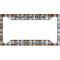 Two Color Plaid License Plate Frame - Style A (Personalized)