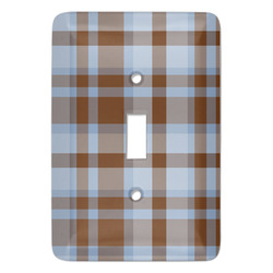 Two Color Plaid Light Switch Cover