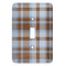 Two Color Plaid Light Switch Cover (Single Toggle)