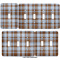 Two Color Plaid Light Switch Covers all sizes