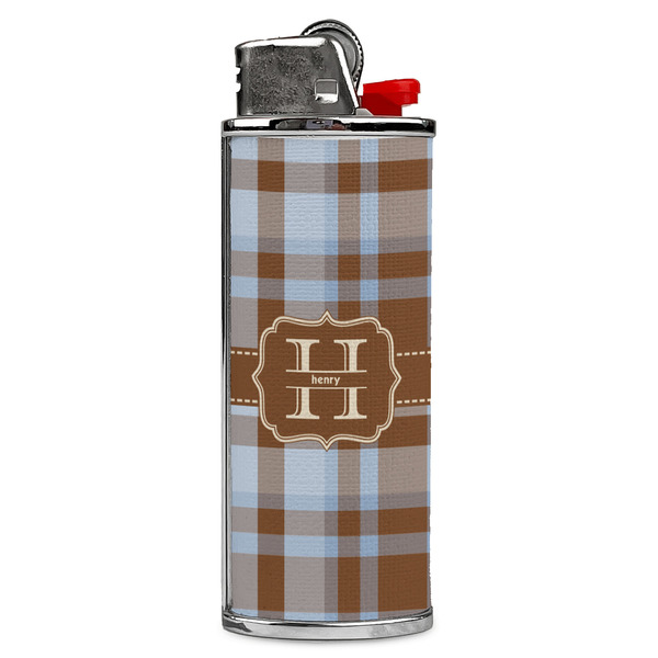 Custom Two Color Plaid Case for BIC Lighters (Personalized)