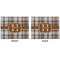 Two Color Plaid Linen Placemat - APPROVAL (double sided)