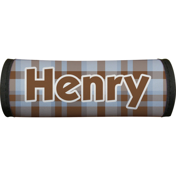 Two Color Plaid Luggage Handle Wrap