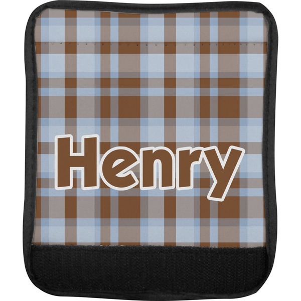 Two Color Plaid Luggage Handle Wrap (Approval)