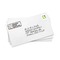 Two Color Plaid Mailing Label on Envelopes