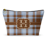Two Color Plaid Makeup Bag (Personalized)