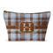 Two Color Plaid Structured Accessory Purse (Front)