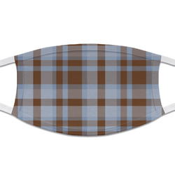 Two Color Plaid Cloth Face Mask (T-Shirt Fabric)