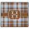 Two Color Plaid XL Gaming Mouse Pad - 18" x 16" (Personalized)