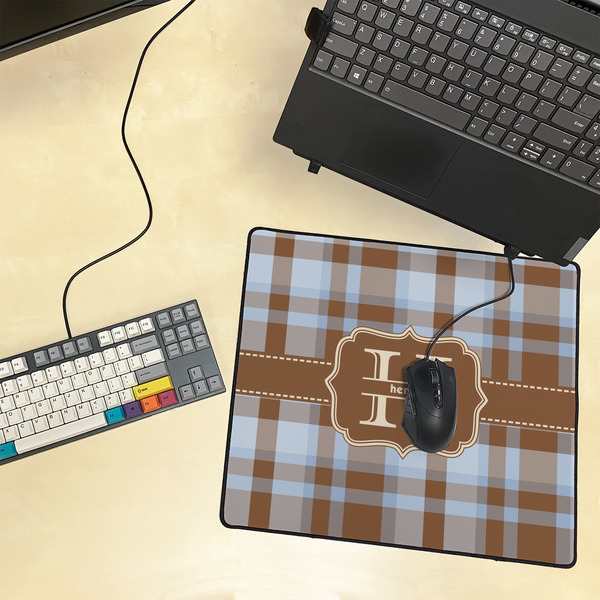 Two Color Plaid Medium Gaming Mats - LIFESTYLE