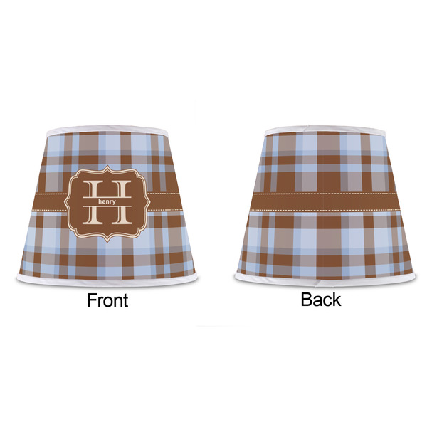 Two Color Plaid Poly Film Empire Lampshade - Approval