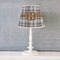 Two Color Plaid Poly Film Empire Lampshade - Lifestyle