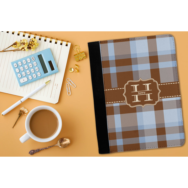 Two Color Plaid Medium Padfolio - LIFESTYLE (adult)