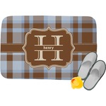 Two Color Plaid Memory Foam Bath Mat - 24"x17" (Personalized)