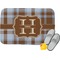 Two Color Plaid Memory Foam Bath Mat (Personalized)