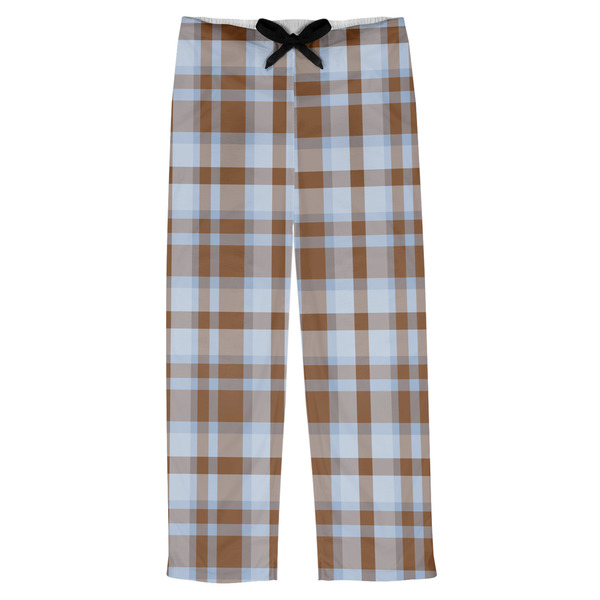 Custom Two Color Plaid Mens Pajama Pants - 2XL