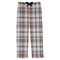 Two Color Plaid Mens Pajama Pants - Flat