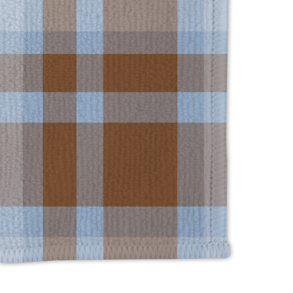 Two Color Plaid Microfiber Dish Rag - DETAIL