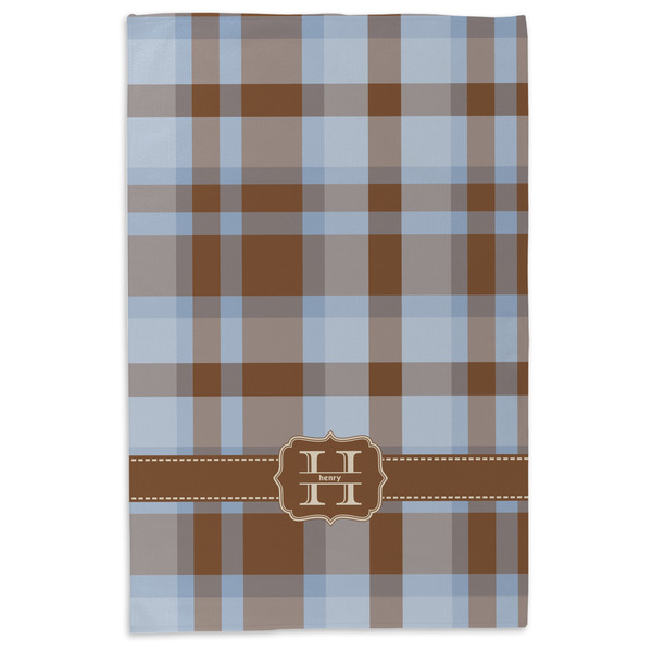 Two Color Plaid Microfiber Dish Towel - APPROVAL