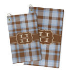 Two Color Plaid Microfiber Golf Towel (Personalized)