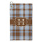 Two Color Plaid Microfiber Golf Towels - Small - FRONT