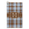Two Color Plaid Microfiber Golf Towel - Small (Personalized)