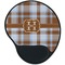 Two Color Plaid Mouse Pad with Wrist Support - Main