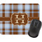 Two Color Plaid Rectangular Mouse Pad