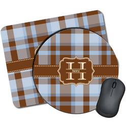 Two Color Plaid Mouse Pad (Personalized)