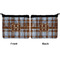 Two Color Plaid Neoprene Coin Purse - Front & Back (APPROVAL)
