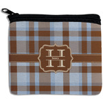 Two Color Plaid Rectangular Coin Purse (Personalized)