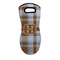 Two Color Plaid Neoprene Oven Mitt - Front