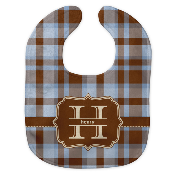 Two Color Plaid New Bib Flat Approval