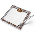 Two Color Plaid Notepad (Personalized)