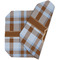 Two Color Plaid Octagon Placemat - Double Print (folded)