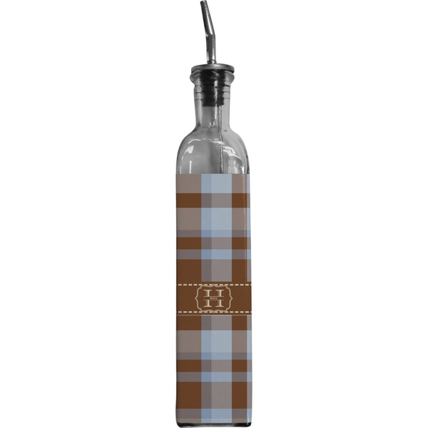 Custom Two Color Plaid Oil Dispenser Bottle (Personalized)