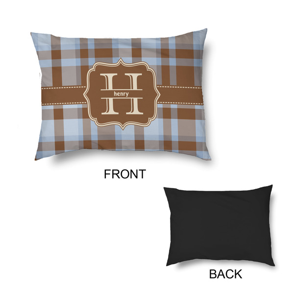 Two Color Plaid Outdoor Dog Beds - Small - APPROVAL