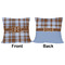 Two Color Plaid Outdoor Pillow - 16x16
