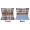 Two Color Plaid Outdoor Pillow - 20x20
