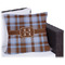 Two Color Plaid Outdoor Pillow - 16" (Personalized)