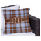 Two Color Plaid Outdoor Pillow - 18" (Personalized)