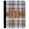 Two Color Plaid Padfolio Clipboards - Large - FRONT