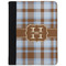 Two Color Plaid Padfolio Clipboards - Small - FRONT
