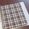 Two Color Plaid Page Dividers - Set of 5 - In Context