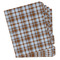 Two Color Plaid Page Dividers - Set of 5 - Main/Front