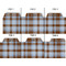 Two Color Plaid Page Dividers - Set of 6 - Approval