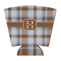 Two Color Plaid Party Cup Sleeve - with Bottom (Personalized)
