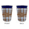 Two Color Plaid Party Cup Sleeves - without bottom - Approval