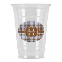 Two Color Plaid Party Cups - 16oz (Personalized)